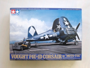 TAMIYA 1/48 61085 VOUGHT CORSAIR F4U-1D w/MOTO TUG